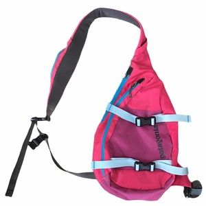 Patagonia Atom pink sling backpack crossbody bag